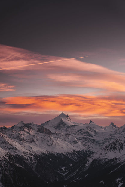 Weisshorn Abendrot